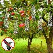 Laser Flash Bird Repellent Orchard Spiral Wind Rotor (Red) - 6