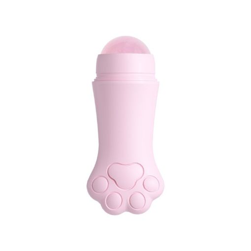 Rose Quartz Face Oil Absorbing Roller - Facial Skin Repair Cleansing Massager - 1