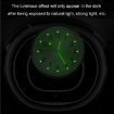 Car Digital Electronic Quartz Luminous Clock Ruby Red Clip - 4