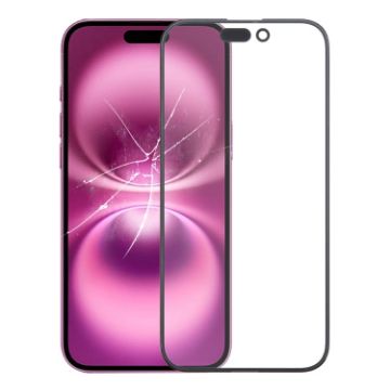 iPhone 16 Plus Front Screen Outer Glass Lens with OCA Adhesive - 1