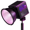 C60R 60W RGB Stage Lamp COB Fill Light with 8 Batteries EU Plug - 1