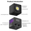 C60R 60W RGB Stage Lamp COB Fill Light with 8 Batteries EU Plug - 3