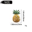 Car Air Conditioning Vent Pineapple Aromatherapy Clip (Heart) - 3