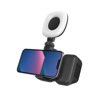 Phone Camera Grip with Cold Shoe Mount and Bluetooth Remote Control - 1