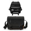 Cwatcun D142 Vintage Camera Bag Shoulder Messenger Bag - Small Black - 1