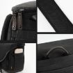 Cwatcun D142 Vintage Camera Bag Shoulder Messenger Bag - Medium Black - 9