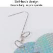 Garden Bird Repellent Hanging Laser Reflective Piece - Dual-Side Silver - 6