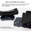 Rotating Wrist Phone Strap Coin Purse - Black - 8