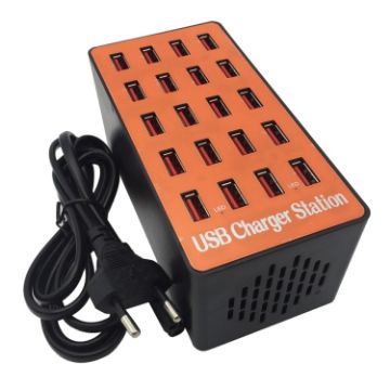WLX-A5 90W 20 Ports USB Charging Station EU Plug - 1