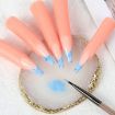 5pcs Nail Art Silicone Fake Fingers Practice Finger Molds - 8
