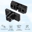 Insta360 X4 PULUZ Quick Release 1/4 inch Folding Base - Black - 4