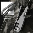 Multifunctional Titanium Keychain Mini Folding Knife with 2 Titanium Ring - 7
