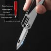 Multifunctional Titanium Keychain Mini Folding Knife - 6
