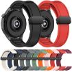 Garmin Forerunner 265 Music 22mm Silicone Watch Band - Black - 4
