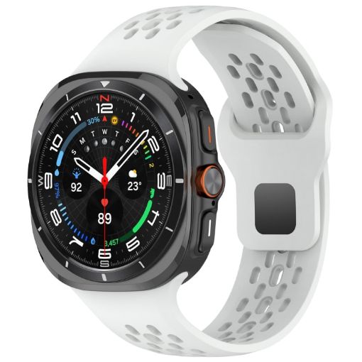 Samsung Galaxy Watch Ultra 47mm Silicone Watch Band - White - 1