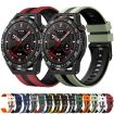 Huawei Watch Ultimate 22mm Silicone Band - Olive Green+Black - 3