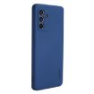Samsung Galaxy A35 Liquid Silicone Soft Shockproof Phone Case - Dark Blue - 1
