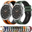 Samsung Galaxy Watch 5 Golf Edition 20mm Silicone Band Blue+White - 3