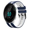 Garmin Forerunner 55 20mm Sports Silicone Watch Band Blue White - 1