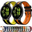 Garmin Forerunner 245 20mm Silicone Watch Band Blue+Black - 3