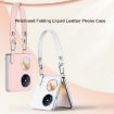 Huawei P50 Pocket Liquid Leather Phone Case (Purple) - 2