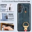 Samsung Galaxy F55/M55/C55 5G Wristband Leather Back Phone Case Blue - 5