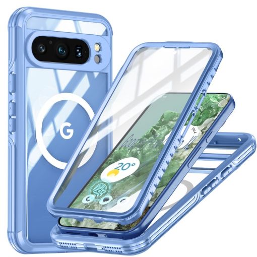 Google Pixel 9/9 Pro RedPepper Transparent IP54 Waterproof Case - 1