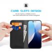 iPhone 16 Pro DUX DUCIS Hivo Series Cowhide + PU + TPU Flip Phone Case - 2