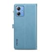 Motorola Moto G64 5G Global Blue Leather Case - 3