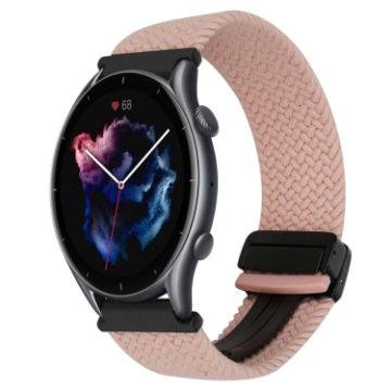Amazfit Watch GTR 3 Pro 22mm Pink Braided Watch Band - 1