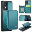 Samsung Galaxy A52 5G/A52 4G Leather Phone Case - Blue Green - 1