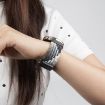 Ticwatch Pro 3 22mm Magnetic Buckle Braided Watch Band - Dazzling Black - 4