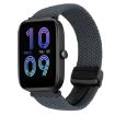 Amazfit Bip 3 Magnetic Buckle 20mm Braided Watch Band - Space Gray - 1