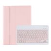 Pink Bluetooth Keyboard Leather Case for Samsung Galaxy Tab S6 Lite 10.4" - 2