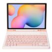 Pink Bluetooth Keyboard Leather Case for Samsung Galaxy Tab S6 Lite 10.4" - 3