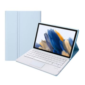 Samsung Galaxy Tab A8 2021 Bluetooth Keyboard Leather Case White Ice - 1
