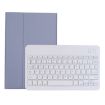 Purple Bluetooth Keyboard Leather Case for Samsung Galaxy Tab A8 10.5 - 2