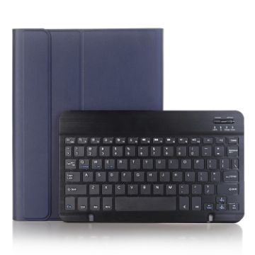 Samsung Galaxy Tab S8 11" Bluetooth Keyboard Leather Case - Blue - 1