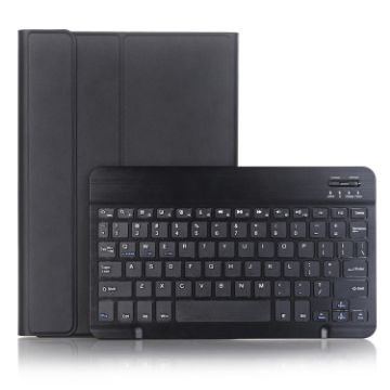 Samsung Galaxy Tab S8 11" Bluetooth Keyboard Leather Case - Black - 1