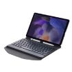 Samsung Galaxy Tab A8 2021 Bluetooth Keyboard Leather Case - Black - 4
