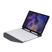 Samsung Galaxy Tab A8 2021 Bluetooth Keyboard Leather Case - Black + White - 4