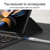 Samsung Galaxy Z Fold4 5G Magnetic Folding Bluetooth Keyboard Leather Case - 2
