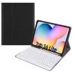 Samsung Galaxy Tab S7 Bluetooth Keyboard Leather Case - Black+White - 1
