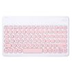 Samsung Galaxy Tab S7 Bluetooth Keyboard Leather Case (Pink) - Pen Slot - 3