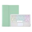 Samsung Galaxy Tab A8 10.5 (2021) Light Green Keyboard Leather Case - 2
