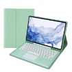 Samsung Galaxy Tab S8+/S7+/S7 FE Mint Green Keyboard Case - 1