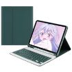 Samsung Galaxy Tab S9 FE Bluetooth Keyboard Leather Case - Dark Green - 1