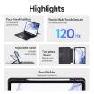 Samsung Galaxy Tab S7/S8 Magnetic Keyboard Leather Tablet Case - Black - 3