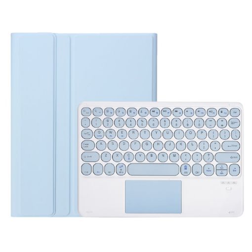 Samsung Galaxy Tab A9+ X210/X215/X215 YA09B-A Bluetooth Keyboard Leather Case - 1