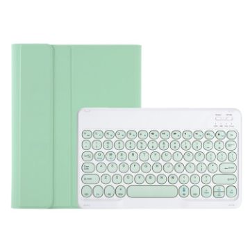 Samsung Galaxy Tab A9+ X210/X215/X215 YA09B Keyboard Case - Light Green - 1